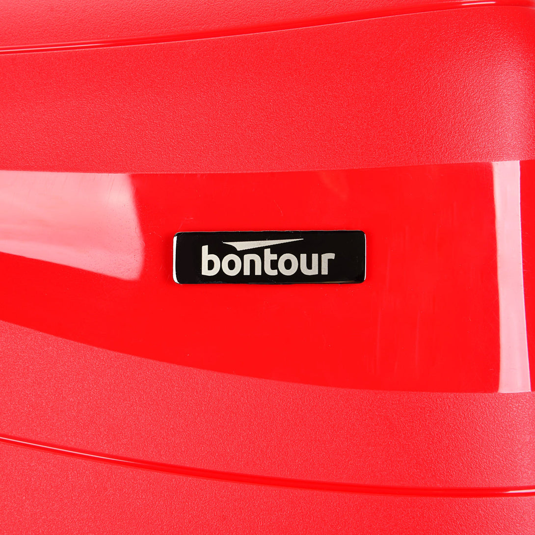 Bontour 'Flow' komplet kovčkov s 4 kolesi, rdeča-Vasdom.si
