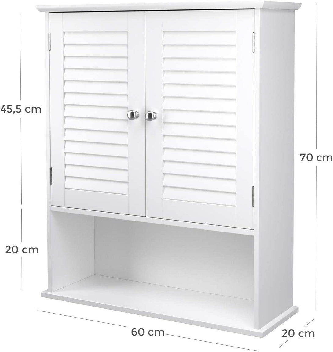 Kopalniška omarica, viseča omarica za shranjevanje 60 x 20 x 70 cm | VASAGLE-Vasdom.si