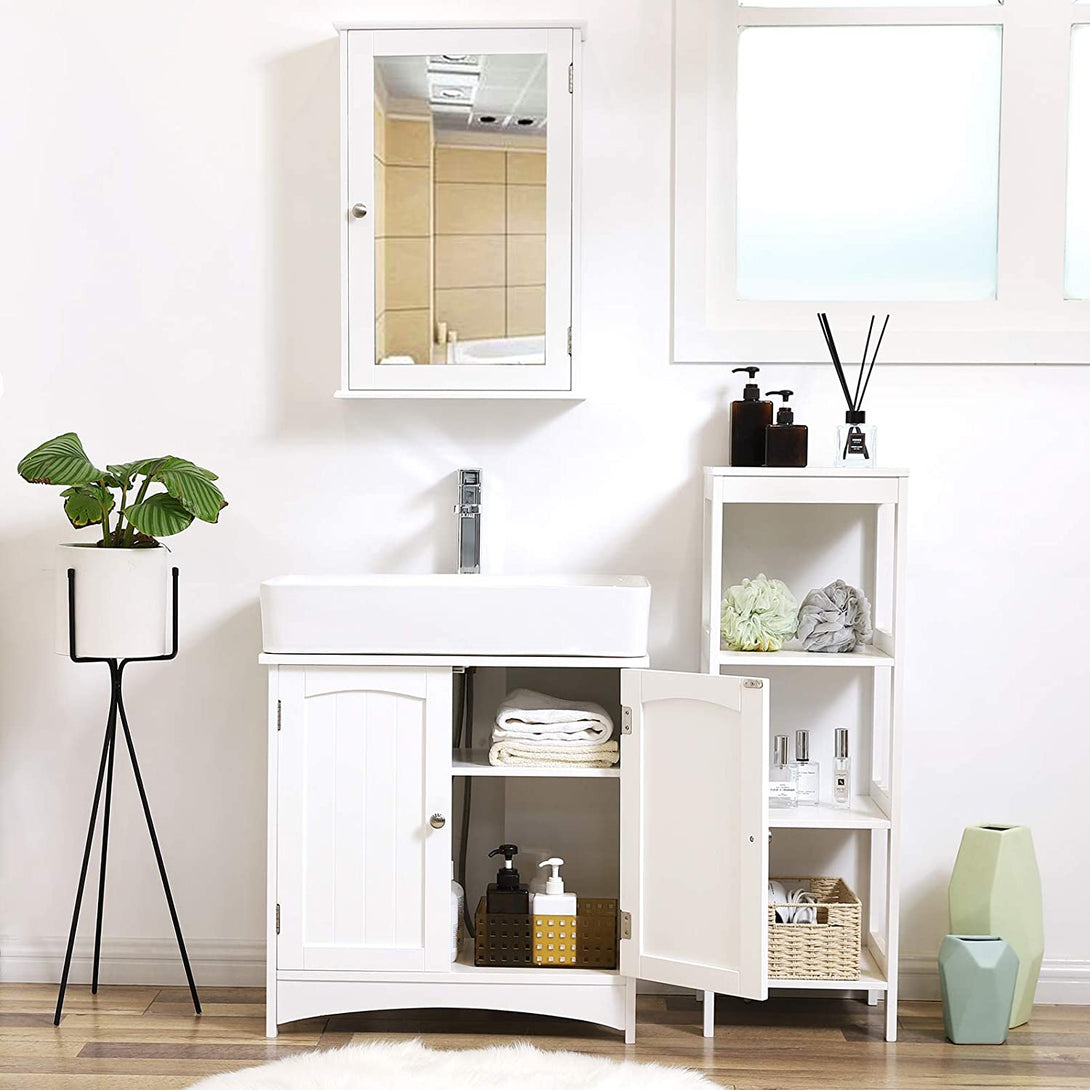 Omarica za shranjevanje pod umivalnikom, kopalniška talna omarica 60 x 30 x 60 cm | VASAGLE-Vasdom.si
