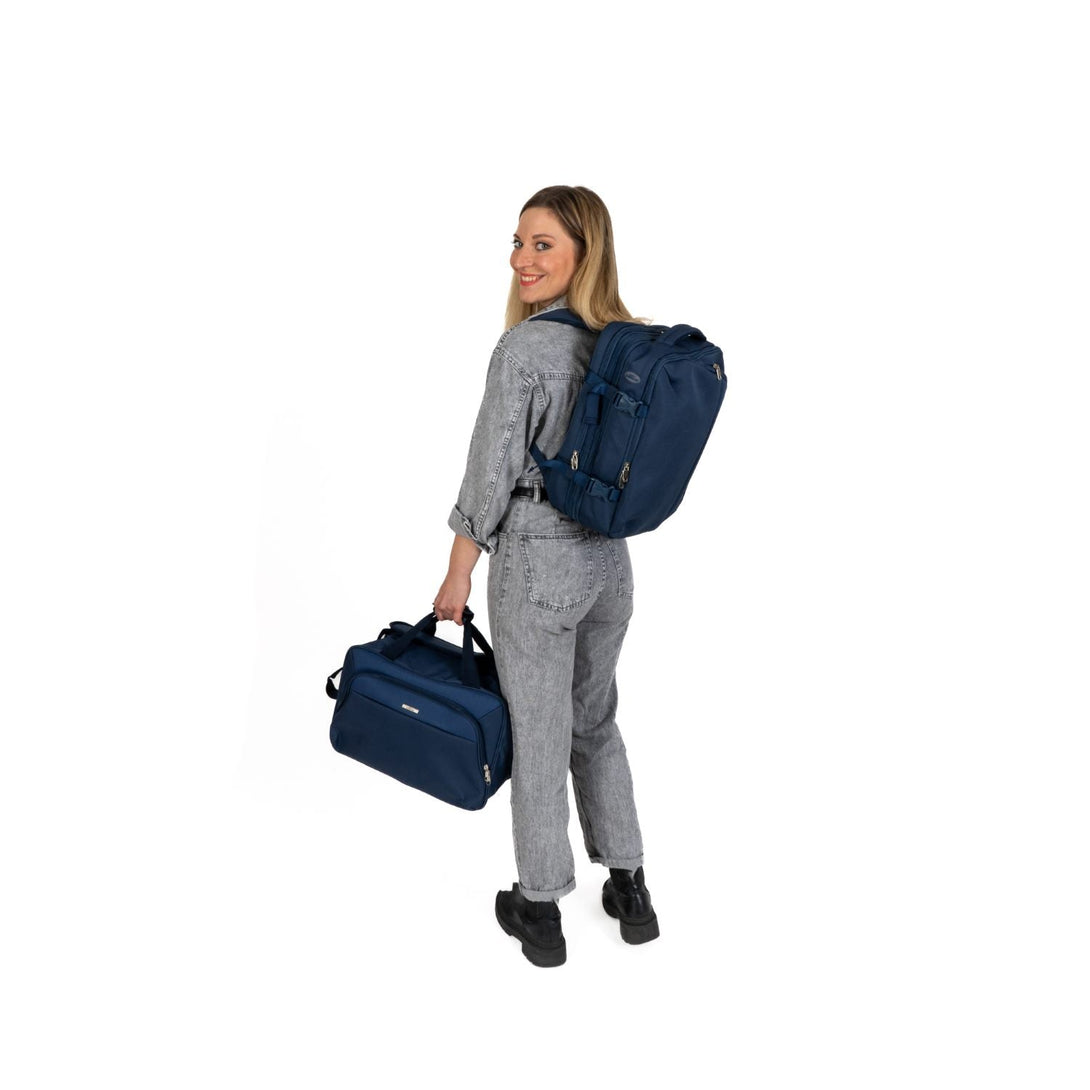 AIR kabinska torba Ryanair, 40x20x25cm, modra | BONTOUR-Vasdom.si