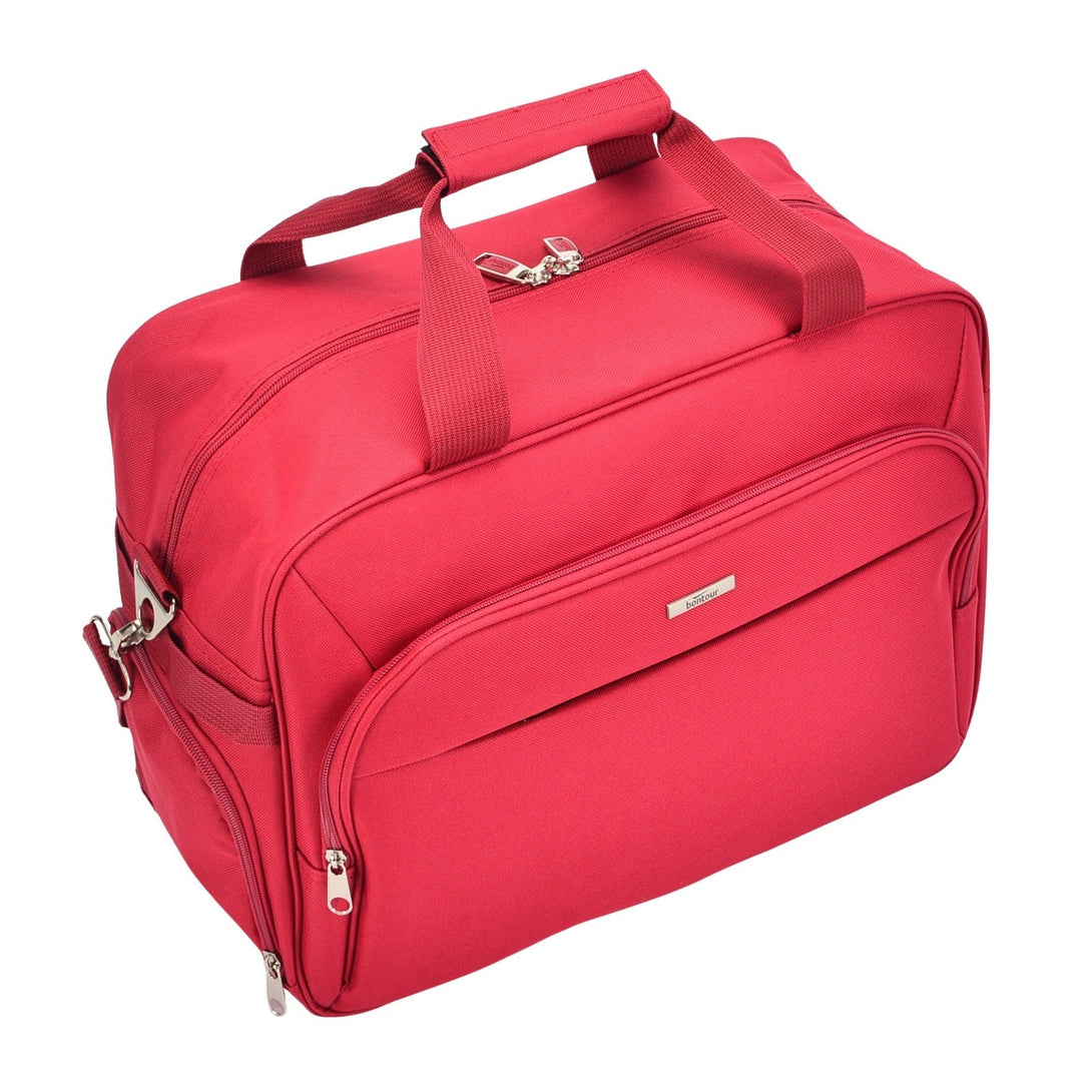 BONTOUR AIR Ročna prtljaga, kabinska torba Eurowings/Vueling/Volotea/WizzAir 40x30x20cm, rdeča-Vasdom.si