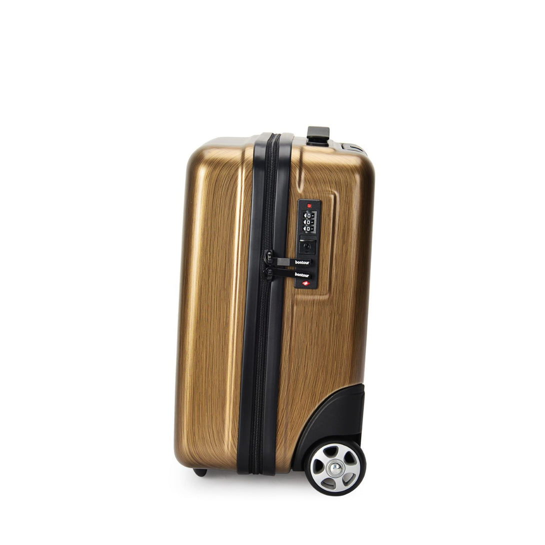 Bontour CabinOne kabinski kovček 40x30x20 cm lahko brezplačno prevažate na letih WIZZAIR, Antique Gold-Vasdom.si