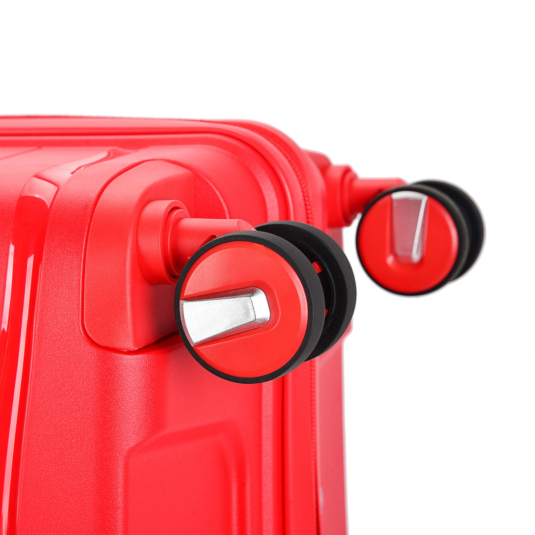 Bontour 'Flow' kovček s 4 kolesi in TSA ključavnico, velikosti M, rdeče barve-Vasdom.si