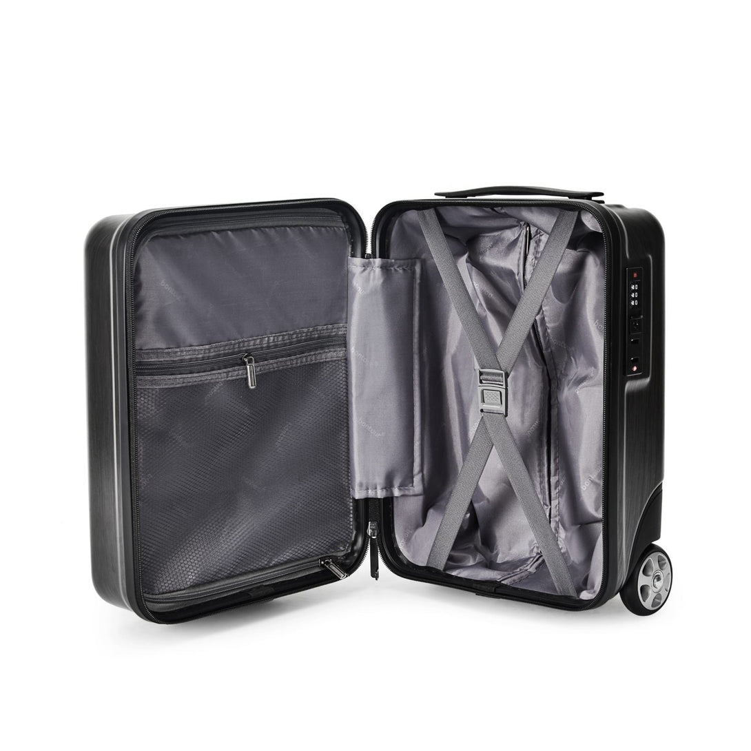 Kabinska torbica CabinOne WIZZAIR, 40x30x20 cm, srebrna | BONTOUR-Vasdom.si