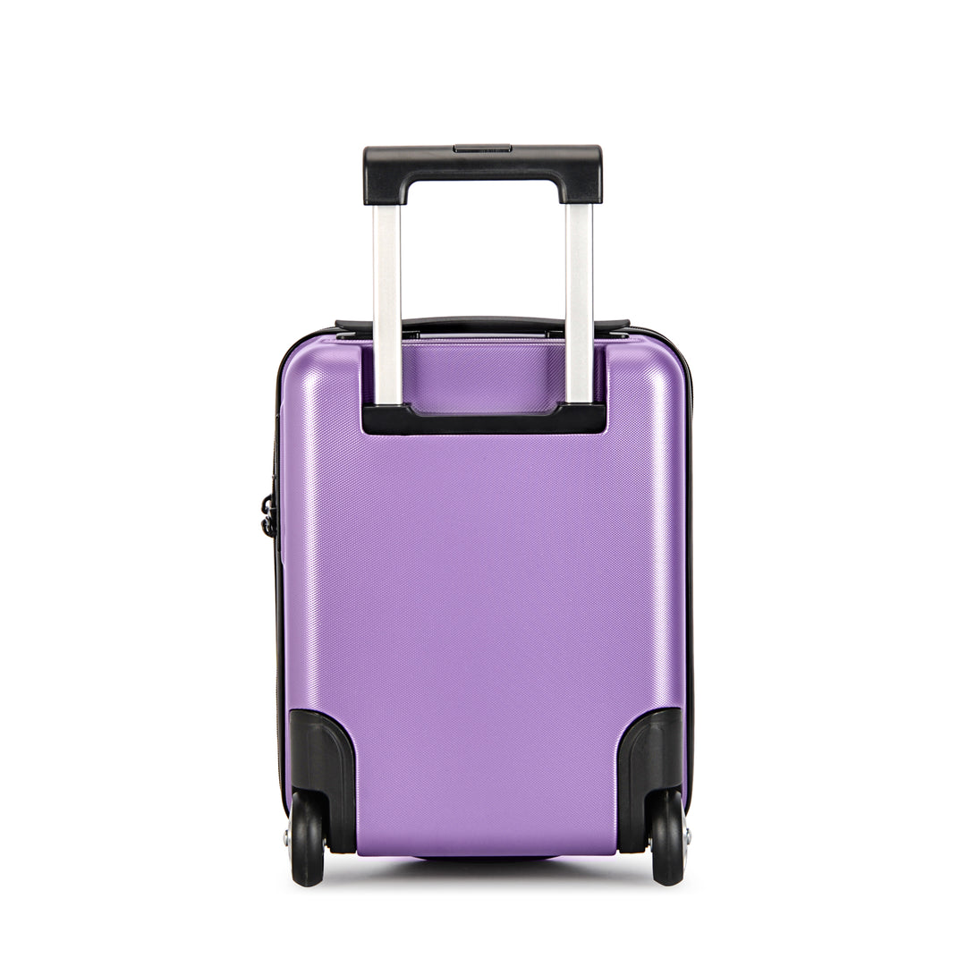 Kabinski kovček 40x30x20cm, WIZZ AIR ročna prtljaga, roza vijolična | BONTOUR-Vasdom.si
