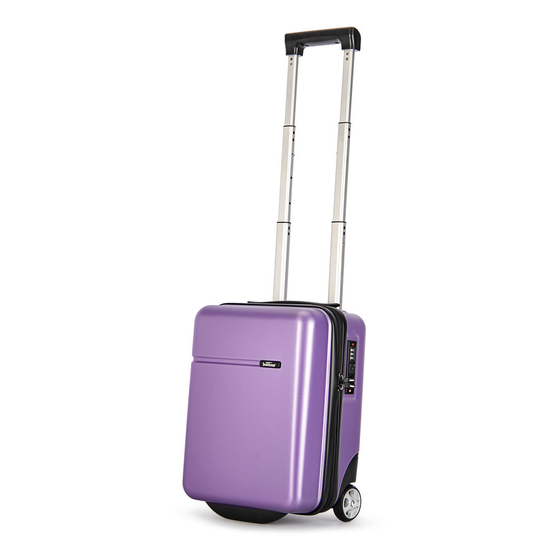 Kabinski kovček 40x30x20cm, WIZZ AIR ročna prtljaga, roza vijolična | BONTOUR-Vasdom.si
