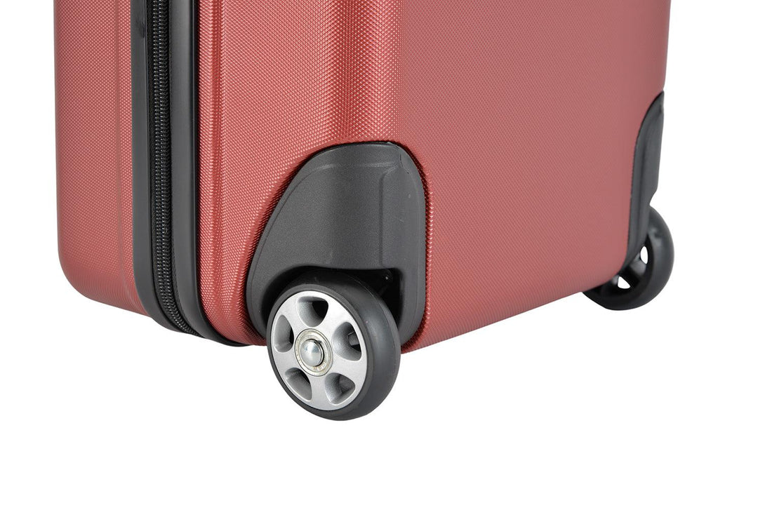 Kabinski kovček Bontour CabinOne, bordo barve (40x30x20 cm), ki ga lahko brezplačno nosite na letih WIZZAIR-Vasdom.si