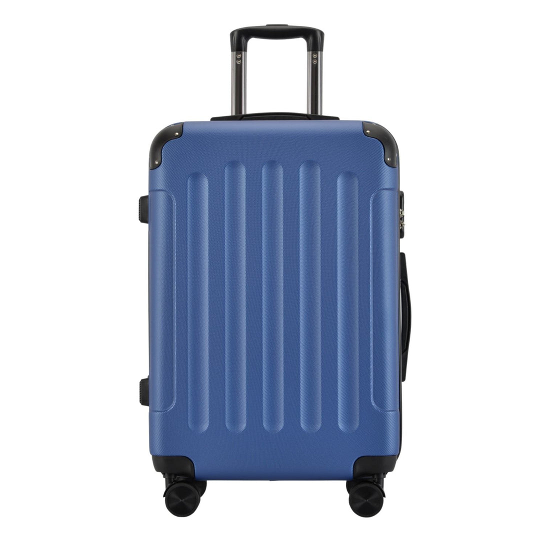 Kovček, Kabinski kovček na 4 kolesih, 55x39x20cm, modra | BONTOUR-Vasdom.si