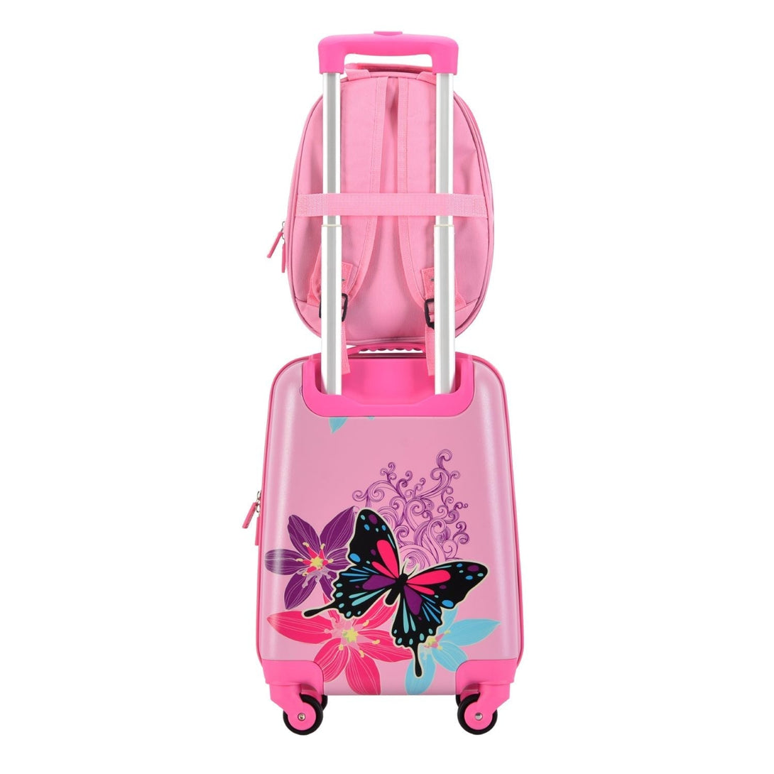 Kovček, komplet otroški kovček Butterfly (nahrbtnik+kovček) | BONTOUR-Vasdom.si