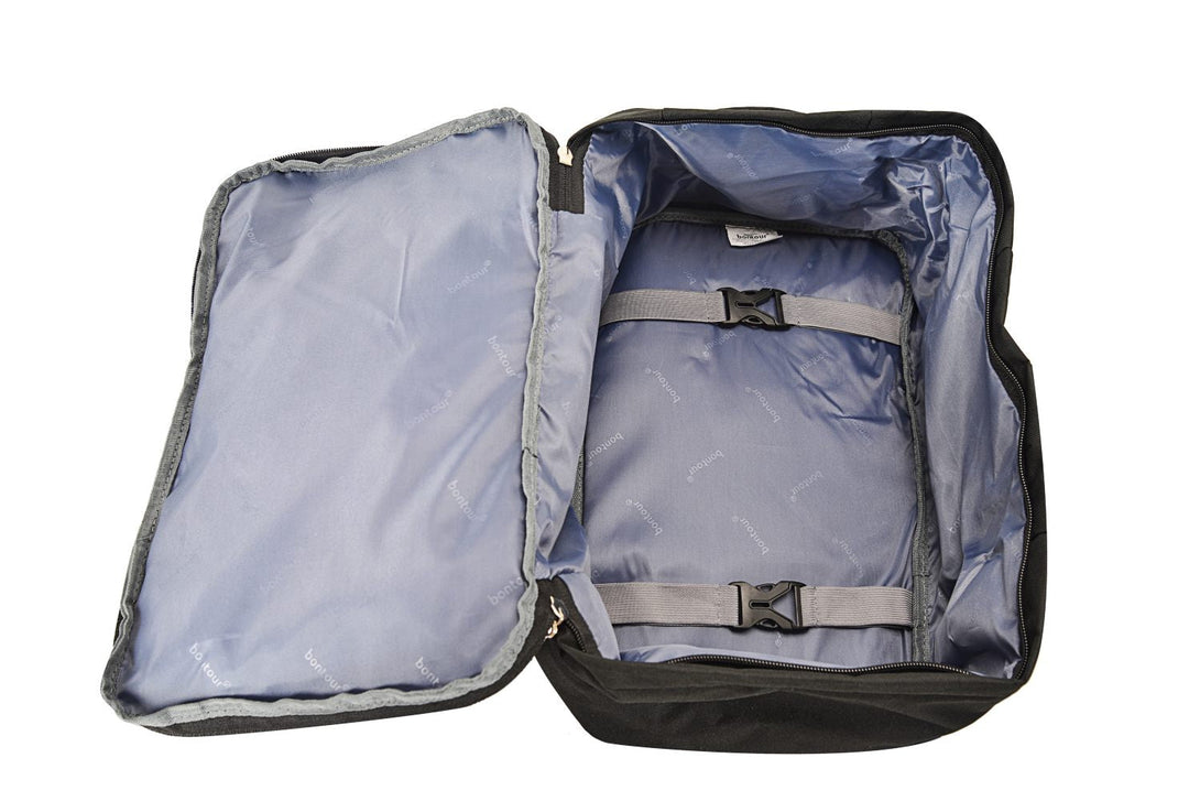 Nahrbtnik, potovalni nahrbtnik, 40x20x25cm, črna barva | BONTOUR-Vasdom.si