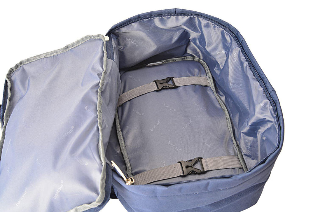 Nahrbtnik, potovalni nahrbtnik, 40x20x25cm, modra barva | BONTOUR-Vasdom.si