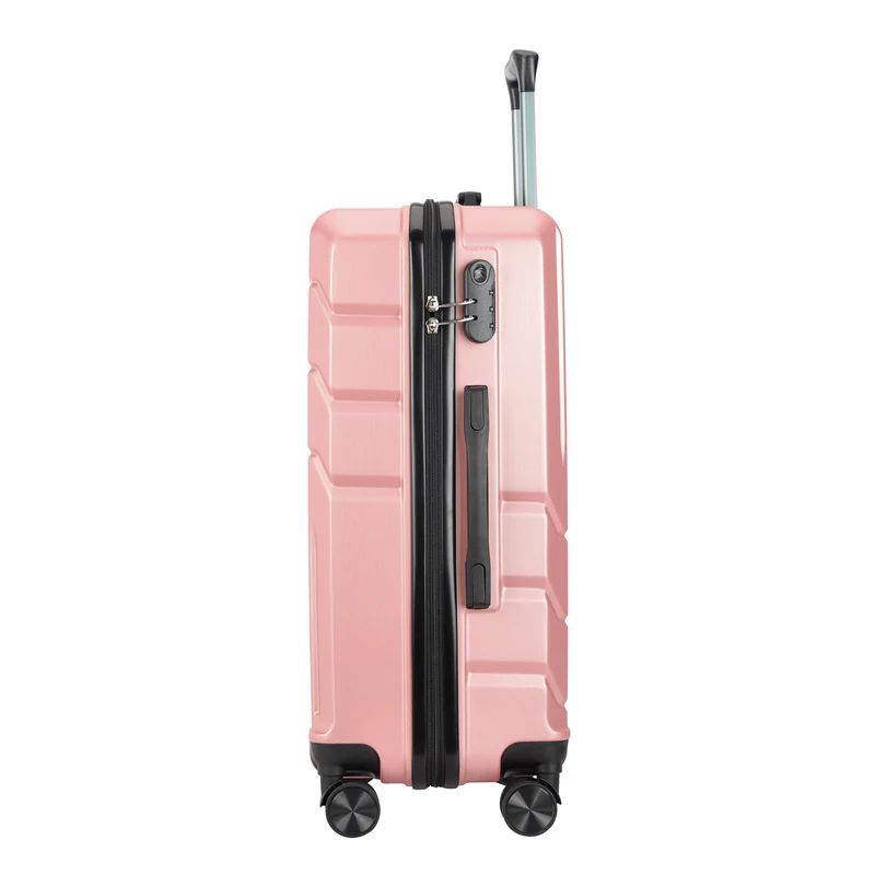 “SPINNER” srednje velik kovček na dvojna kolesa, s ključavnico TSA, rose gold | BONTOUR-Vasdom.si