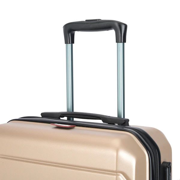 Spinner 4-kolesni srednji kovček s ključavnico TSA, šampanjec | BONTOUR-Vasdom.si