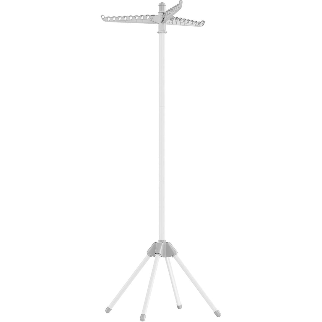 Stojalo za sušenje perila višine 150 cm, sivo-belo | SONGMICS-Vasdom.si