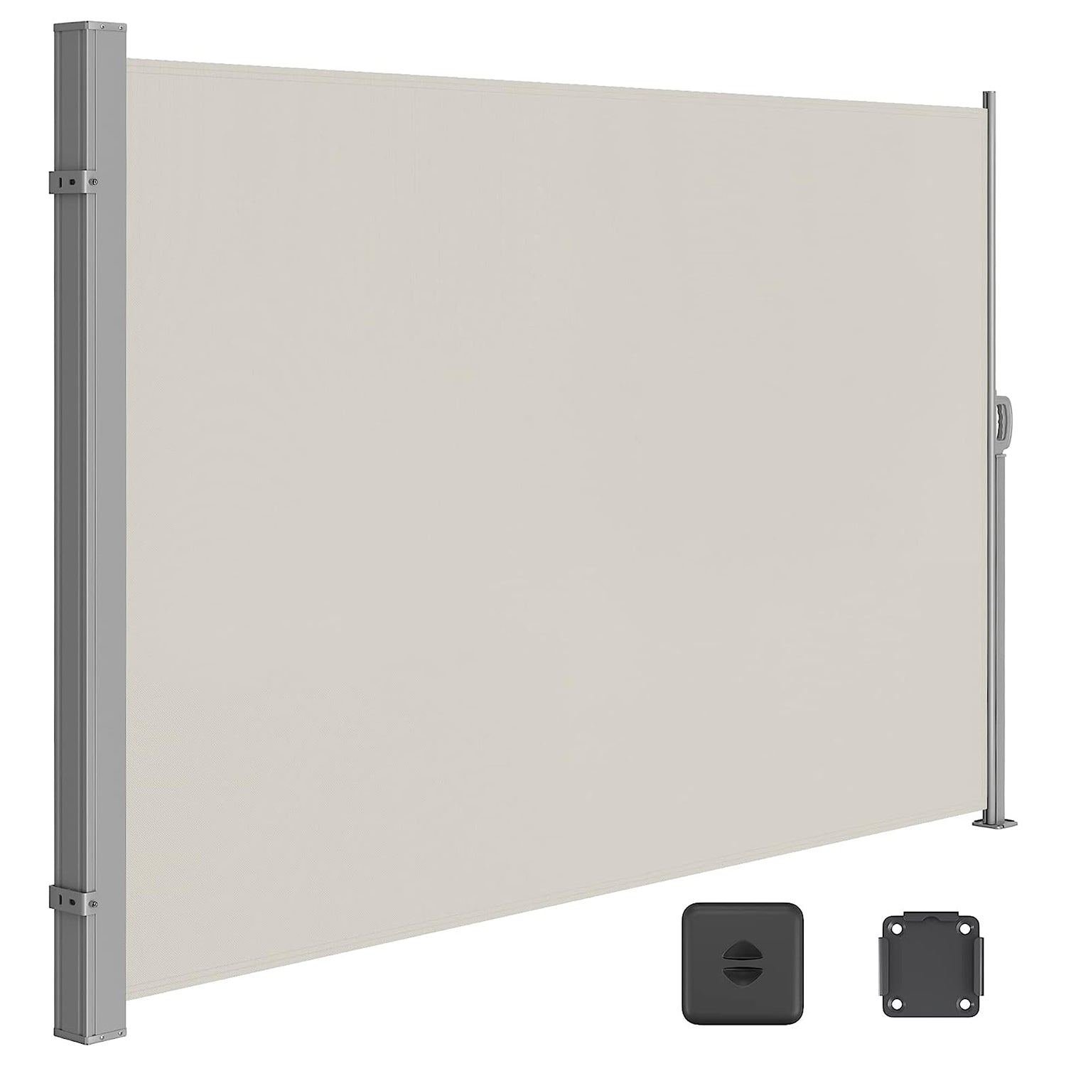 Stranski senčnik, izvlečni senčnik, 180 x 350 cm, taupe – Vasdom.si