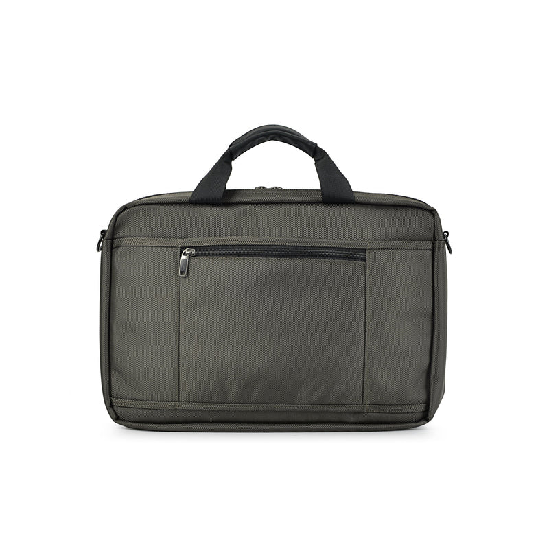 Torba za prenosnik 15" (40 x 26 x 5 cm), sivo-zelena | BONTOUR-Vasdom.si
