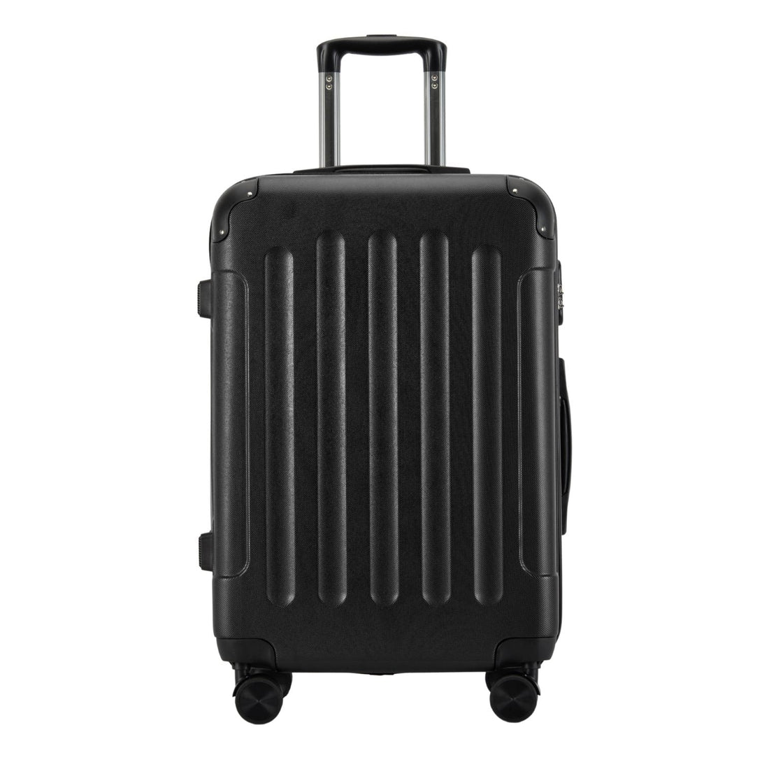 "VERTICAL" Srednje kovček s 4 kolesi, M velikost 68x45x25 cm, črna barva | BONTOUR-Vasdom.si