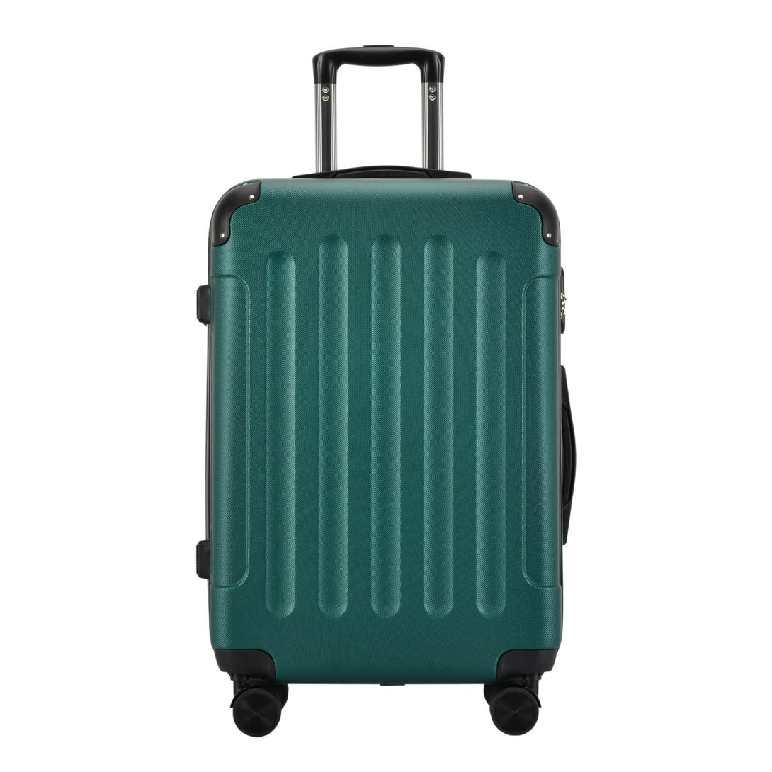 "VERTICAL" Srednje kovček s 4 kolesi, M velikost 68x45x25 cm, zelena | BONTOUR-Vasdom.si