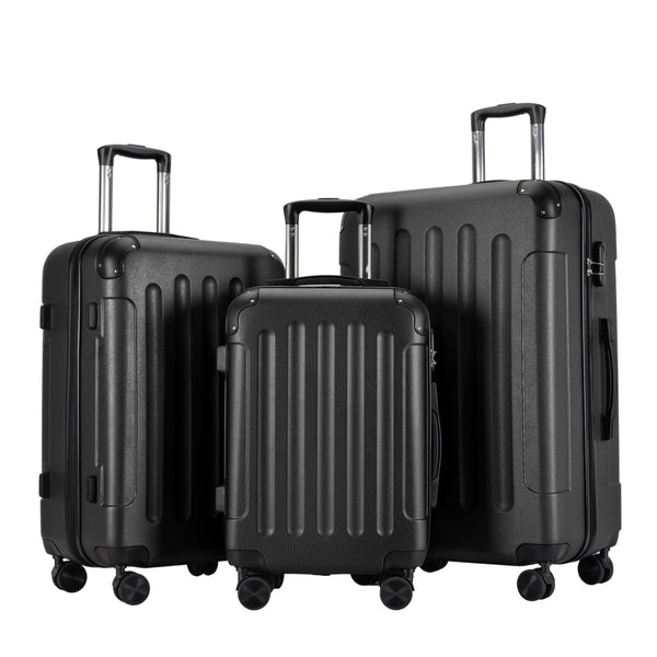 "VERTICAL" niz treh kovčkov, kovček na štirih kolesih, črne barve | BONTOUR-Vasdom.si
