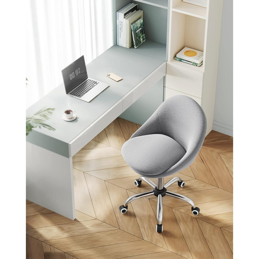 Vrtljiv pisarniški stol, siv-Vasdom.si