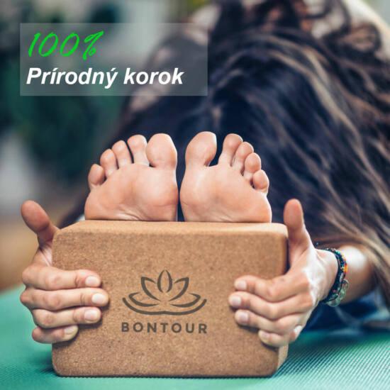 BALANCE blok za jogo iz plute, 22,5 x 7,5 x 13,5 cm, rjava | BONTOUR-Vasdom.si