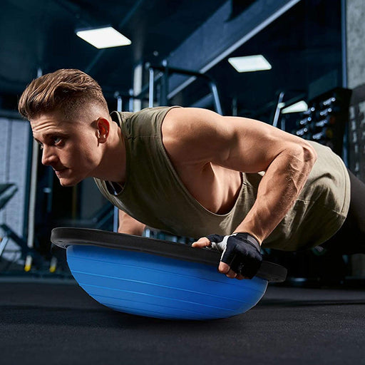 Bontour žoga za ravnotežje, za trening stabilnosti in fizioterapijo ⌀ 58 cm, modra-Vasdom.si