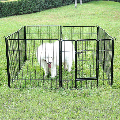 FEANDREA 8-delna ograja za hišne ljubljenčke, močna ograja, mladički, 77 x 80 cm-Vasdom.si