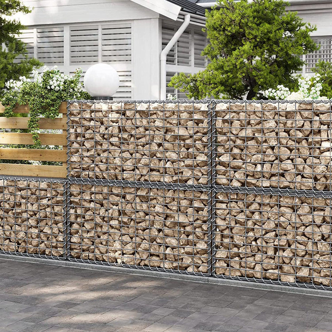 Gabionska košara, kovinska gabionska kletka, 100 x 50 x 30 cm | SONGMICS-Vasdom.si