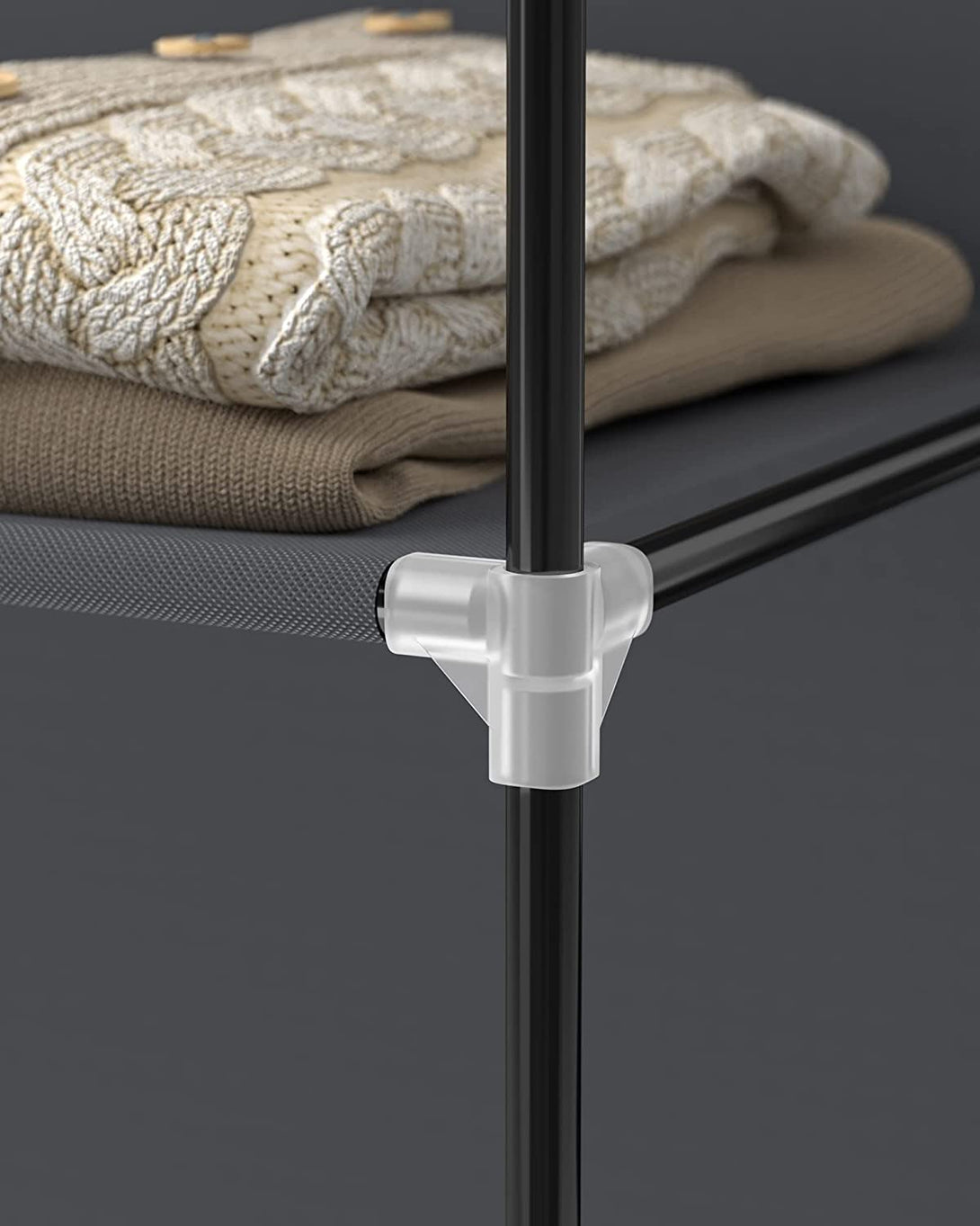Garderobna omara 175 x 150 x 45 cm, siva | SONGMICS-Vasdom.si
