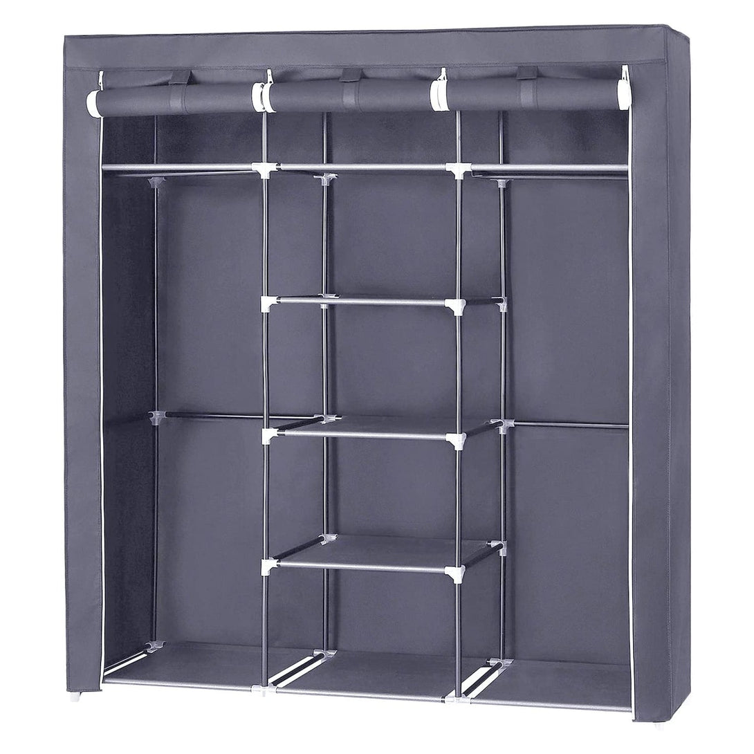 Garderobna omara 175 x 150 x 45 cm, siva | SONGMICS-Vasdom.si