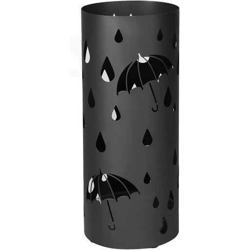 Kovinsko držalo za dežnike s kavlji in odcejalnikom, 49 x Ø 19,5 cm | SONGMICS-Vasdom.si