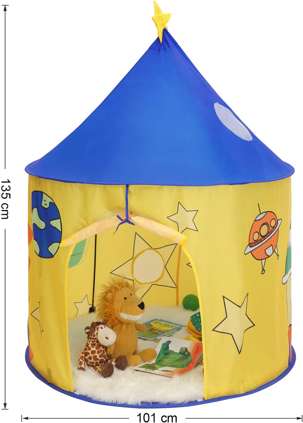 Otroški šotor, igralni šotor za majhne otroke, dinosauri | SONGMICS-Vasdom.si