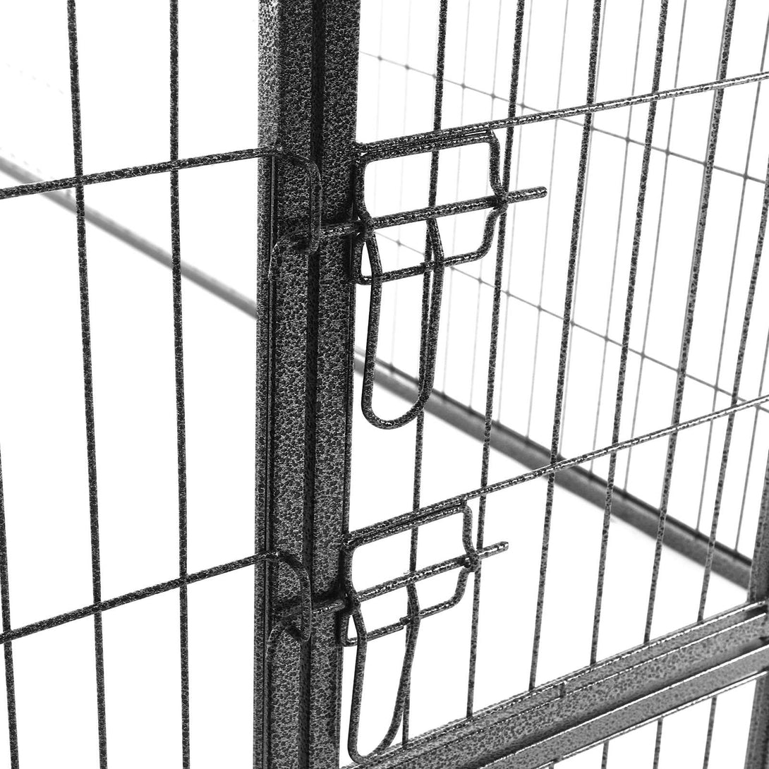 Pasja kletka, 8-delna ograja za hišne ljubljenčke 77 x 60 cm | FEANDREJA-Vasdom.si