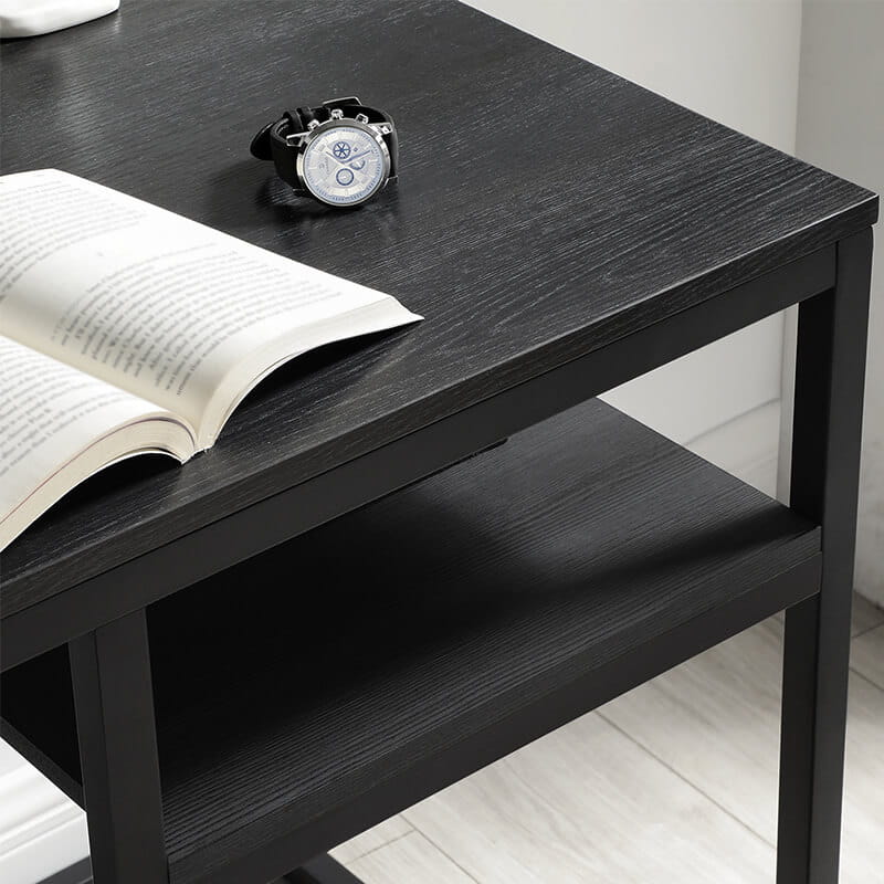 Pisalna miza, moderna Računalniška miza 120 x 60 x 75 cm, črna | VASAGLE-Vasdom.si