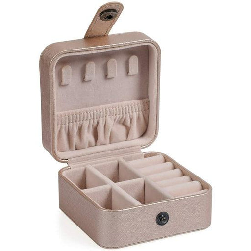 Potovalna škatla za nakit, mini organizator nakita zlata | SONGMICS-Vasdom.si