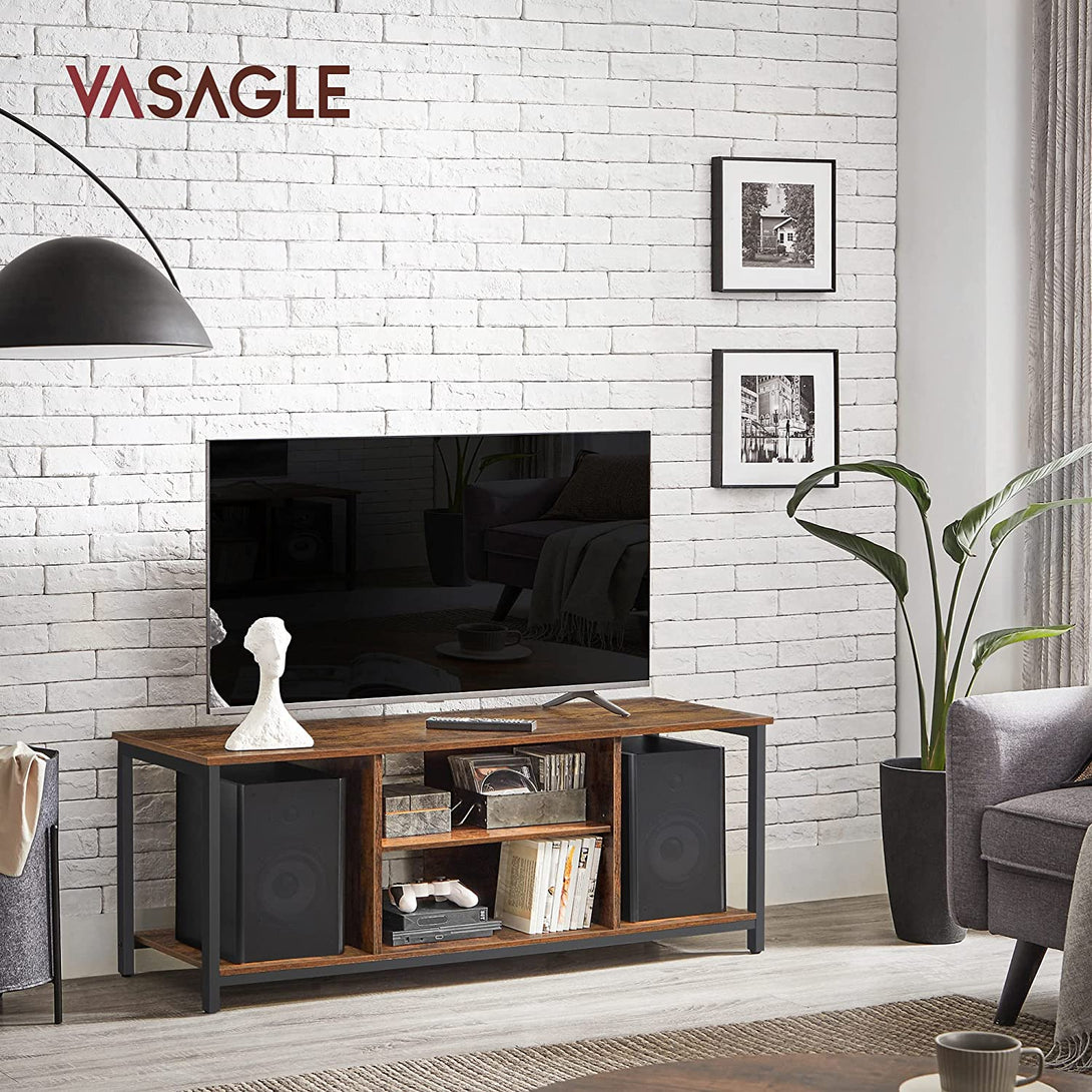TV omarica, TV stojalo 120 x 50 x 40 cm vintage rjava | VASAGLE-Vasdom.si