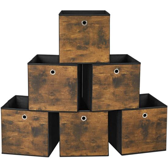 Zložljive škatle za shranjevanje Set 6 kock | SONGMICS-Vasdom.si