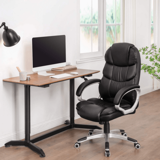 pisarniški stol, direktorski stol, nastavljiva višina sedeža | SONGMICS-Vasdom.si