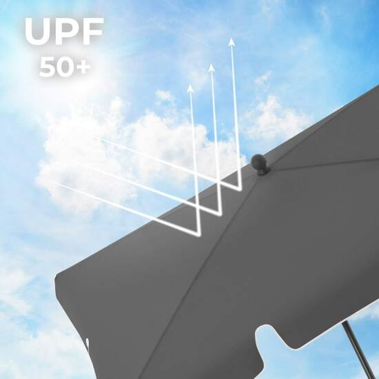 pravokoten balkonski senčnik 1,8 x 1,25 m, zaščita UPF 50+ | SONGMICS-Vasdom.si